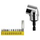 thumbnail image 1 of 105 Degree Right Angle Drill Adapter and 12pcs Bend Screwdriver Bit 1/4In Hex Shank Driver Angle Drill Attachment Short, 1 of 5