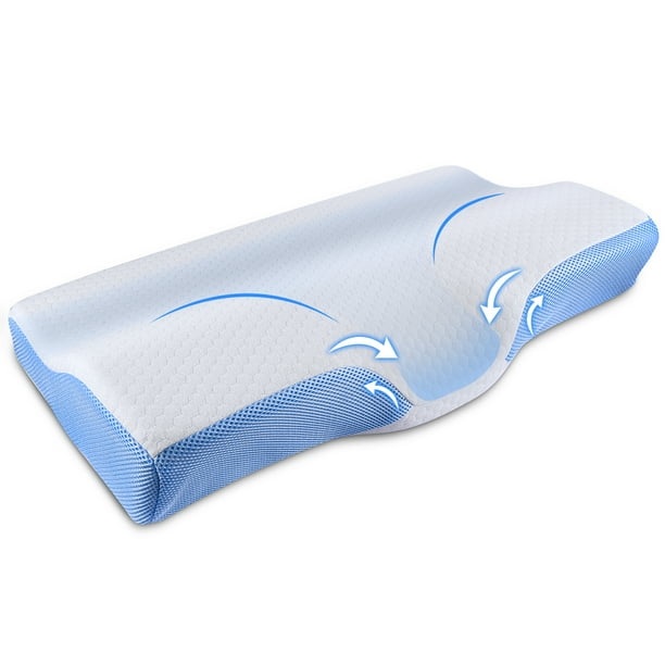 Cervical Pillow Power Of Nature Memory Foam Contour Pillow Neck Support Cervical Bed Pillow