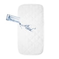 thumbnail image 4 of Forro Acolchado de Microfibra American Baby Company Blanco Impermeable 11.5 x 23 Pulgadas para Bebé, 4 of 8