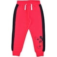 thumbnail image 3 of Disney Boys Jogger Pants Set, Athletic Sweatpants with Mickey Mouse Print, Red/Grey, Size 5, 3 of 5