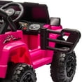 thumbnail image 5 of Arnahaishe 12V Electric Jeep Ride On Car with Parent Remote Control, Dual Drive, Bluetooth and MP3, Riding Toy Gift for Kids Aged 2-4, Pink, 5 of 10