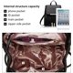 thumbnail image 2 of Bolso para mujer, mochila, monedero, bolsos con cremallera de cuero PU, mochila informal de moda, taleguilla y bolso, 2 of 6