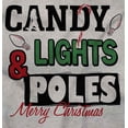 thumbnail image 2 of Funny Christmas Candy Lights Poles Women's T Shirt Ladies Tee Brisco Brands X, 2 of 5