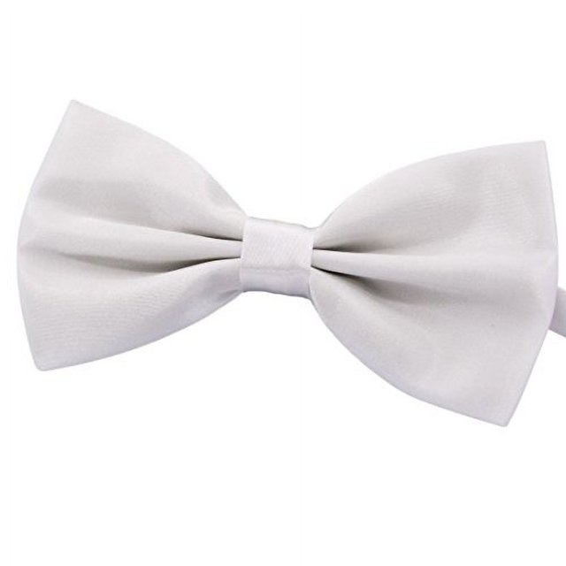 AmajijiA Formal Dog Bow Ties for Medium & Large Dogs (D114 100% Polyester) (White)