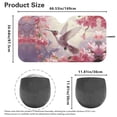 thumbnail image 4 of Yuyamidu Hummingbird Car Windshield Sun Shade Pink Flower Automotive Sunvisor Protector Foldable Front Window Car Sun Shade Blocks Heat and Sun, 4 of 7