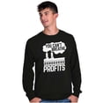 thumbnail image 5 of You Can't Breathe Profits Earth Day Unisex Plus Size Long Sleeve Shirt Brisco Brands 2X, 5 of 6