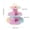 Multicolor, variant on 3-Tier Cardboard Cupcake Stand, Disposable Cake Stand for Party Dessert Display