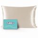 thumbnail image 1 of Chenchen Mulberry Silk Pillowcase for Hair and Skin Prevent Acne Pillowcase Both Sides Real Silk Pillowcases Organic Silk Pillowcase with Hidden Zipper, Beige, Standard (20"×26"), 1 of 1