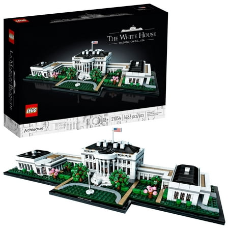 LEGO Architecture The White House 21054 Display Model Building Kit, Landmark Collection for Adults, Collectible Home Décor Gift Idea
