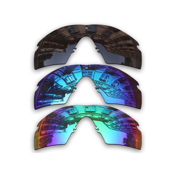 Vonxyz 3 Pack Polarized Replacement Lenses for Oakley Si M Frame 2.0 Sunglasses