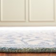 thumbnail image 4 of SAFAVIEH Martha Stewart Jardin Jared Floral Area Rug, Ivory/Blue, 6' x 6' Square, 4 of 10