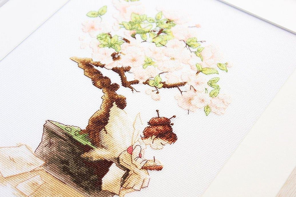 Luca-S The Sakura Counted Cross-Stitch Kit