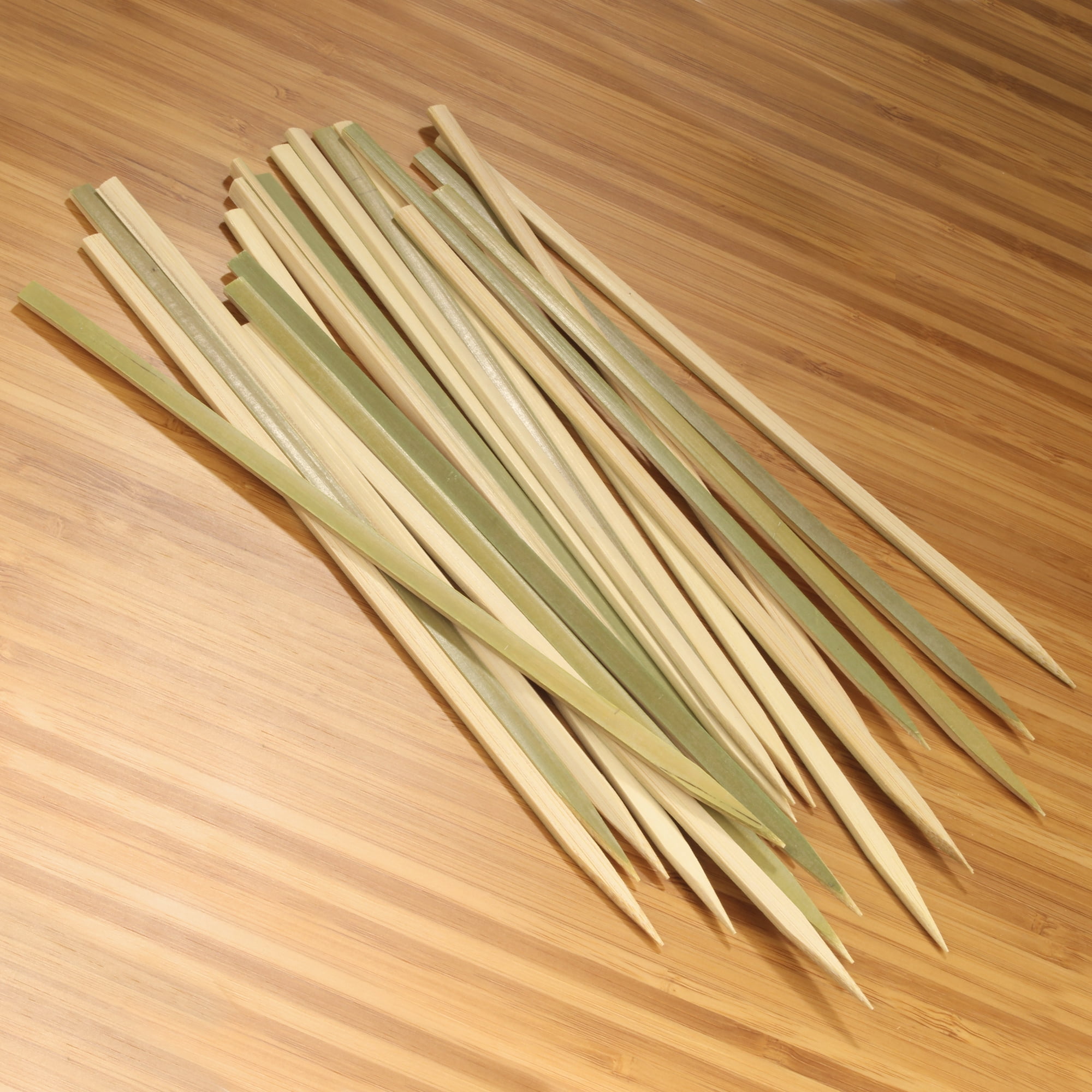 Flat clearance wood skewers