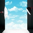 thumbnail image 4 of MYG White Cloud Blue Sky Background Backdrop for Studio Photo Photography New, 4 of 5