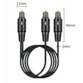 thumbnail image 4 of Tianle SPDIF Digital Audio Fibre Optic Cable,1 in 2 Digital Optic Cable, Amplifier Speaker Connection Cable,HIFI Audio Fibre Optic Cable for PS3/4,Toslink (S/PDIF, Fibre Optic) Ports (1 M), 4 of 7