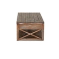 thumbnail image 4 of Rany Cocktail Table- 2 Drawers- Shelf- 48 Inch Rectangular Light Brown, 4 of 5