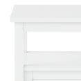 thumbnail image 7 of Warm Shaker 20 inch Solid Wood Transitional End Table in White (Set of 2), 7 of 7