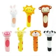 thumbnail image 1 of Bangcool 7PCS Infant Rattle Cute Plush Animal Educational Bell Shaker Rattle Musical Toy, 1 of 10