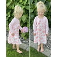 thumbnail image 6 of Oudiya Toddler Little Girls Dress and Cardigan 2 Piece Sets Floral Print Sleeveless Sundress and Long Sleeve Shrugs Casual Sets for Kids 2-6Y, 6 of 6