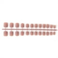 thumbnail image 1 of Uñas postizas de ataúd Qarigey 24 piezas esmerilado estilo francés, 1 of 6