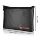 thumbnail image 4 of Fireproof Document Bag, Waterproof Fire-resistant Zippered Pocket For Cash, Bank File, Passports, Photos, Valuables And Jewelry Protection (29cm * 20c, 4 of 4