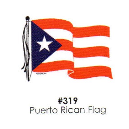 Puerto Rican Flag Cake Decoration Edible Frosting Photo Sheet