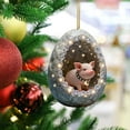thumbnail image 4 of Fwttom Natural Animal Theme Christmas Ornaments - Cute Little Creature Hanging Christmas Tree Decorations, 2D Flat Small Accessories Xmas Holiday Decor, 4 of 8