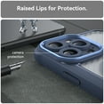 thumbnail image 5 of Allytech Carbon Fiber Case for iPhone 14 Pro Max | 360-Degree Protection | Thin & Light Design | Full Camera Lens Protection | Anti-Fingerprint & Non-Slip | Flexible & Luxury | Blue, 5 of 9