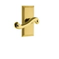 thumbnail image 3 of Grandeur Carnew_Psg_234_Lh Carre Solid Brass Rose Left Handed Passage Door Lever Set -, 3 of 6