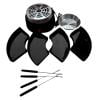YFTDEF Chocolate Melting Pot Set, Stainless Steel, 10 pcs, Ideal for Fondue and Desserts, Perfect for Parties and Gatherings, Easy to Clean and Maintain