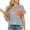 Pink, variant on JGGSPWM Women's Women's Relaxed Fit Short Sleeve Crewneck Tees with Side Pockets Blue XL