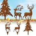 thumbnail image 1 of Garden Plug Decorative Metal Plug And Deer Plug Weather Festival Outdoor Advent Garden Terrace, 1 of 8