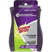 Scotch-Brite Extreme Scrub Scour Pad, 2 Pads