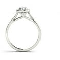 thumbnail image 3 of 3/4 Carat T.W. Diamond Cushion-Shape Single Halo 14kt White Gold Engagement Ring, 3 of 5