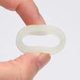 thumbnail image 2 of A Pair of Glow in the Dark Silicone Double Flared Ear Gauge Tunnel Plug, 2 of 5