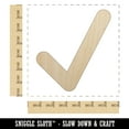 thumbnail image 2 of Check Mark Symbol Wood Shape Unfinished Piece Cutout Craft DIY Projects - 6.25 Inch Size - 1/4 Inch Thick, 2 of 7