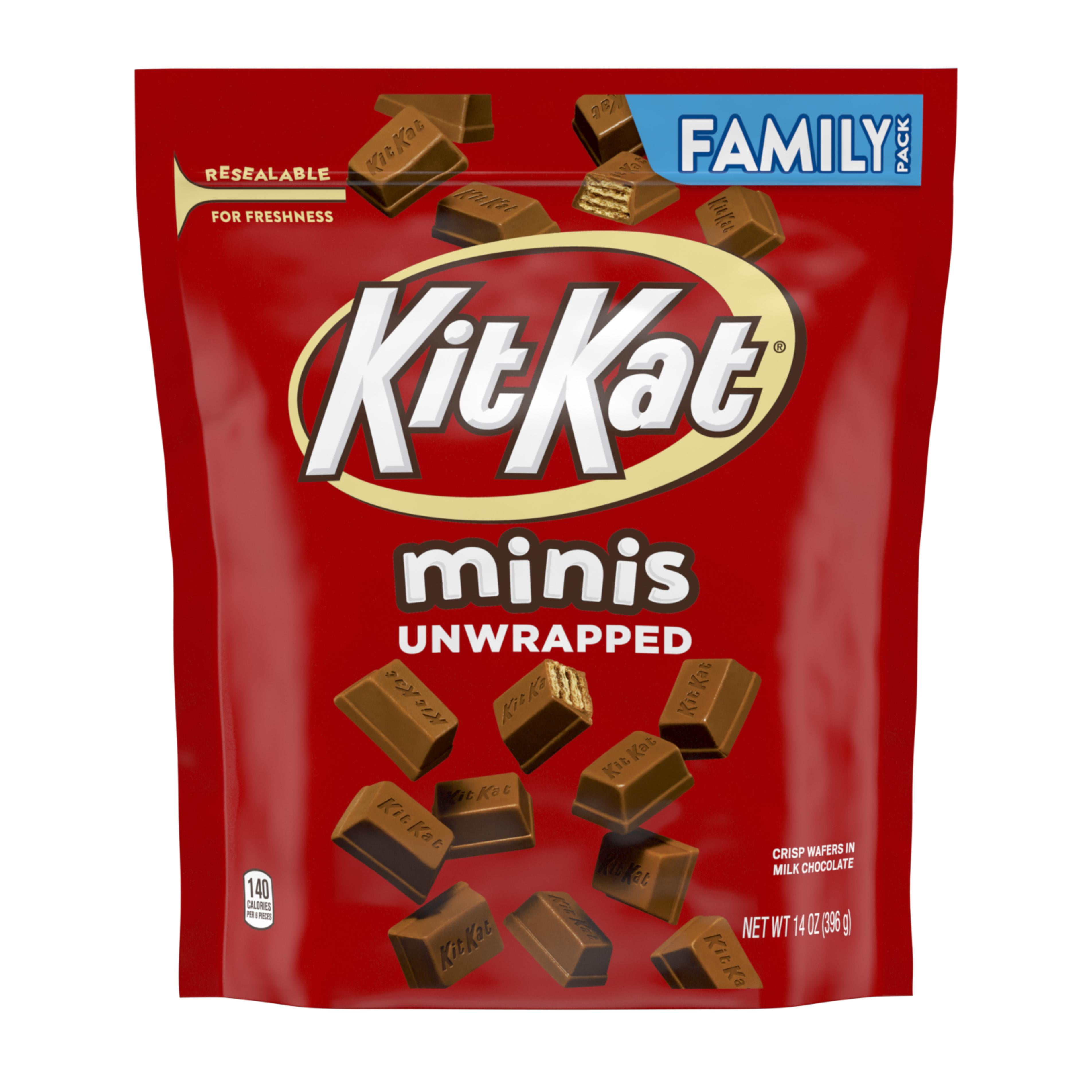 Kit Kat Minis, Milk Chocolate Wafer Bars Candy, 14 Oz.