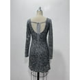 thumbnail image 5 of All Day Sequin Mini Dress (L, Black), 5 of 6