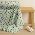 thumbnail image 4 of Soimoi Green Cotton Poplin Fabric Flower Leaves Printed Fabric 1 Yard 42 Inch Wide, 4 of 7