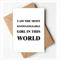 thumbnail image 1 of Cartes de Vœux Je Suis la Fille Savante Vous Tes Invitées Invitations, 1 of 3