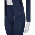 thumbnail image 3 of FashionMille High Waisted Super Comfortable And Soft Full Length One Size Fits All 2pc Work Out Leggings And Track Jacket Set, 3 of 4