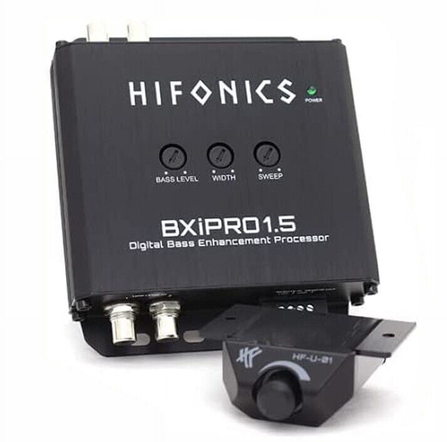 Hifonics BXipro1.5 Digital Brutus Epicenter Mega Bass Enhancement Processor Bundle