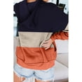 thumbnail image 4 of Abrigo de poliéster de manga larga con bolsillos para otoño/invierno, talla S Sudadera con capucha y cremallera para mujer en azul oscuro, 4 of 6