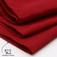 thumbnail image 4 of Your Chair Covers - Dark Red Rectangular Polyester Tablecloth (90x132 In.) - Durable, 4 of 5