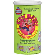 Cry Baby: Extra Sour Bubble Gum, 2.4 Oz