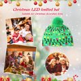 thumbnail image 4 of Sombrero de Navidad de punto con adornos de gorros cálidos que brillan intensamente de Navidad con luz LED (estilo C) Sywqhk Libre de BPA, 4 of 8