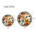 thumbnail image 5 of Yayeee Wall Clock for Living Room 9.5 inch Battery Operated Round with Holder, Cartoon Plants, 5 of 7