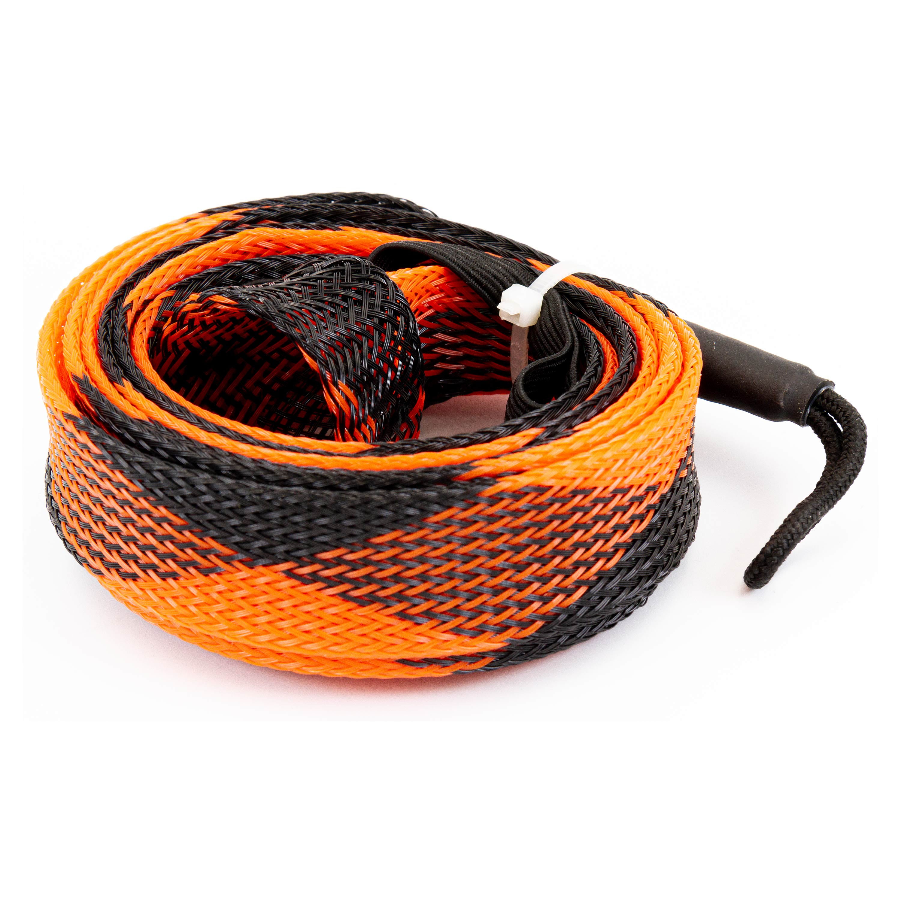 Ozark Trail Baitcast Fishing Rod Sock Cover, Orange and Black