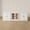 White, variant on CHIC HOUSE 95" Modular TV Stand for 100" TV, 3 Piece Entertainment Center with 2 Arched Cabinets & Acrylic Display Cabinet, Walnut