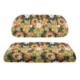 thumbnail image 2 of Pzuqiu 2 Pcs Golf Cart Seat Covers Non-Slip Washable, Compatible with Golf Cart Seats Golf Car Seat Golf Seat Cover(Daisy Floral Pattern), 2 of 10